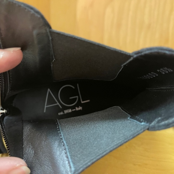 New AGL Suede Black Lisette Bootie Size 36.5 - Picture 5 of 11